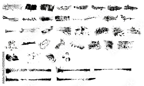 40 grunge elements and brushes