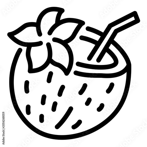 Coconut Drink Icon