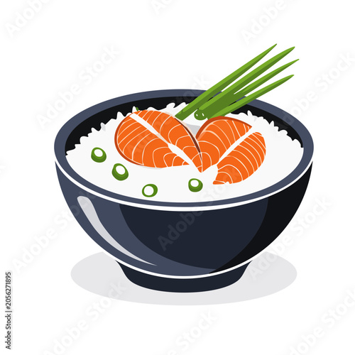 Flat design carrot in bowl top view