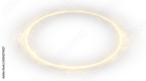 Neon portal glowing energy ring vortex abstract sci fi futuristic light effect.