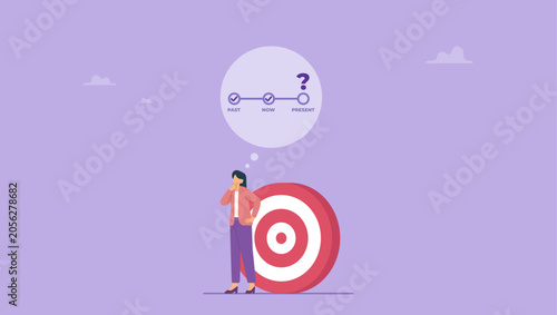 Foto Business career planing and development concept