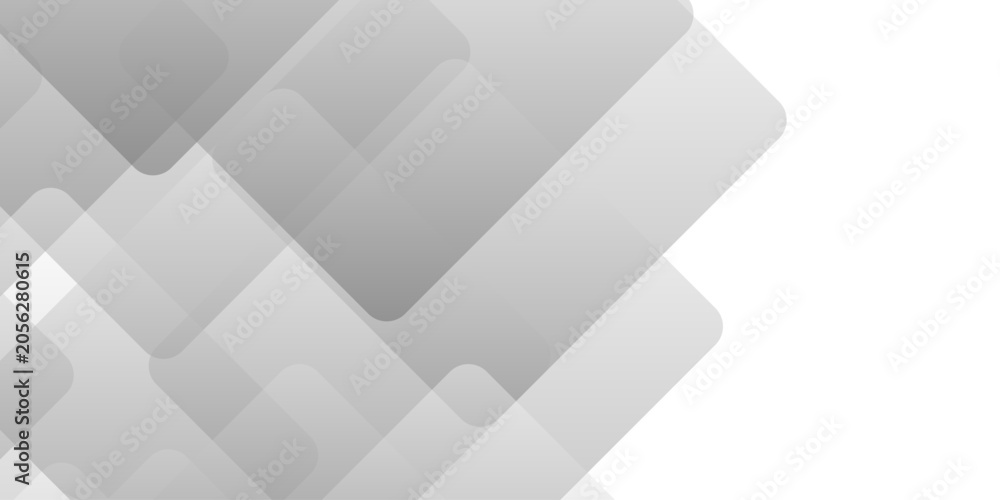 Obraz premium Geometric abstract square cover triangle white and gray gradient line background. vector presentation white transparent creative banner and template web design.