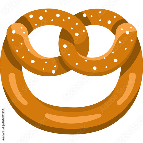 Foto Fresh Baked Salted Pretzel Snack