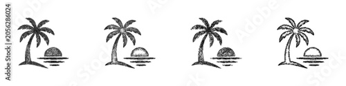 Sketch Jamaica logo design set