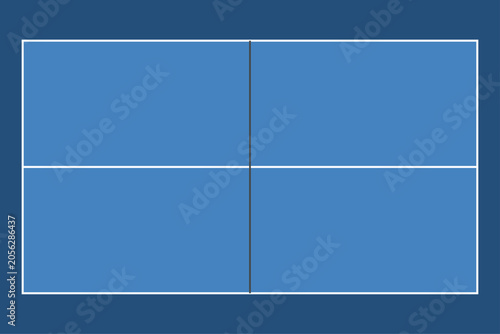 Simple table tennis table lines background illustration