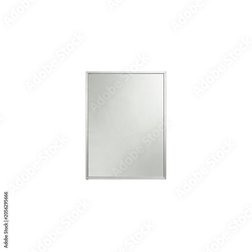 Contemporary framed rectangular mirror reflecting light and space, designed to bring a refined, dreamlike aesthetic to modern home interiors and personal visions