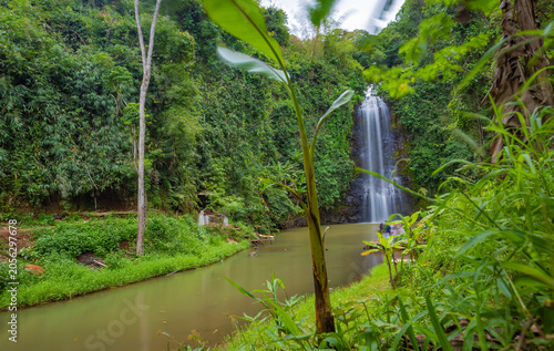 View of Pa sy waterfall in Mang Den in Vietnam which is a very famous destination of Quang Ngai