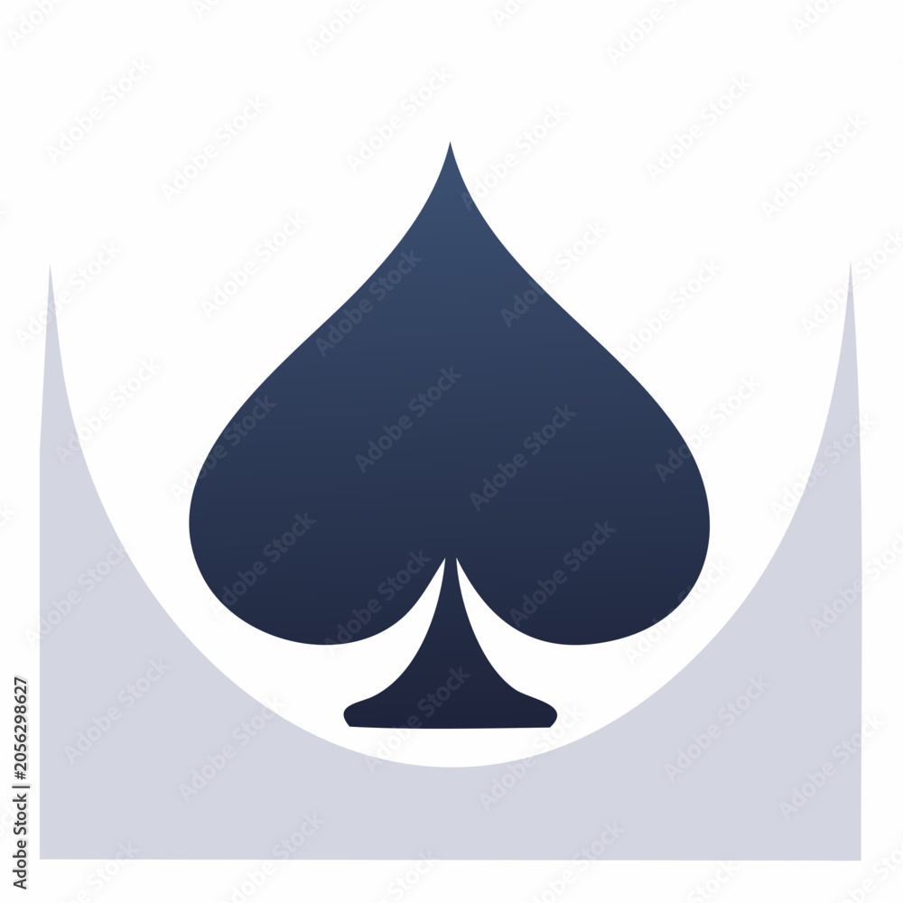 Fototapeta premium Spade Symbol Icon