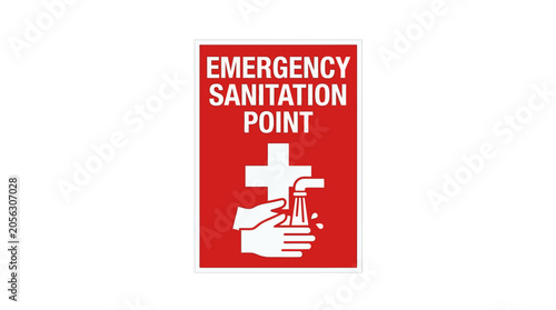Emergency Sanitation Point Sign