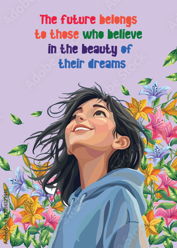 Poster featuring wise and inspiring quotes