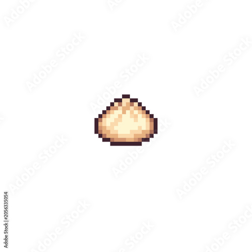 Pixel art dumpling