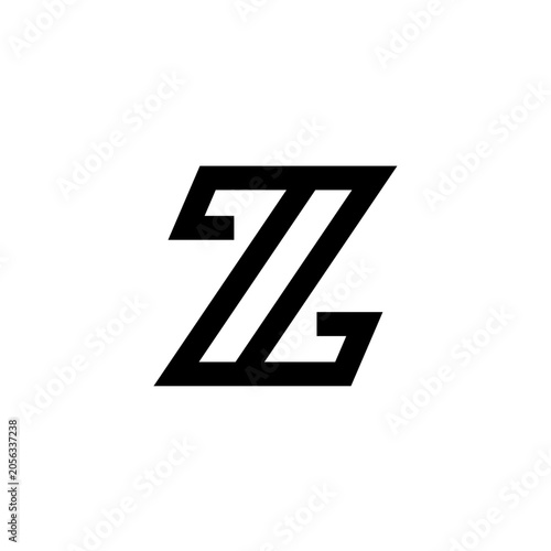 z letter mark logo vector icon illustration