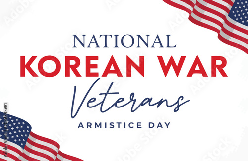National Korean War Veterans Armistice Day Horizontal Banner