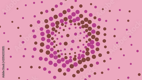 Billede på lærred Microscopic blood cells cluster under magnification