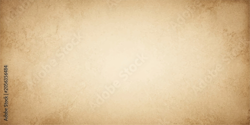 Mellow warm tan old paper texture background with smooth even aging for timeless museum exhibit poster and comforting classic book page design