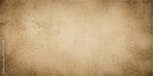 Foto Dramatic dark brown grunge old paper texture background with heavy stained corne