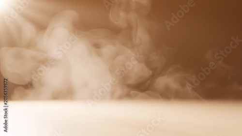 Minimalist nude beige gradient with organic slow moving light shadow loop / 静かな高級感を伝えるモダンベージュの光影と極薄ミストのミニマル抽象ループ3