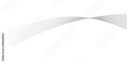 Abstract Wavy Paper Background with Elegant Curved Lines and Clean Design Template Vector Illustration