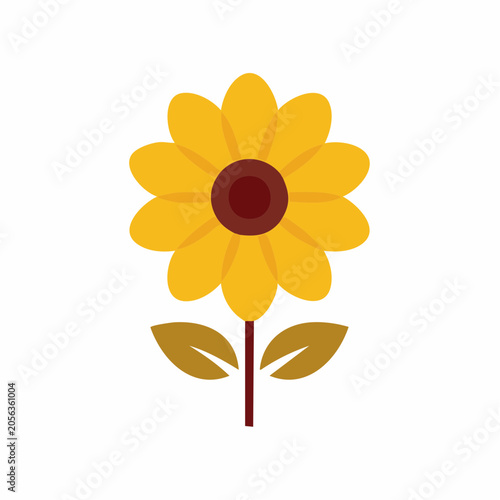 Stylized Sunflower Icon