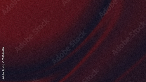 Abstract dark red gradient with grainy texture. Orange neon light on gradient background.