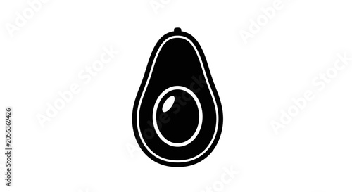 Foto Avocado halves represent a healthy culinary ingredient that provides essential nutrients for a balanced diet and serves as a versatile staple in modern vegan cooking and nutritious food preparation