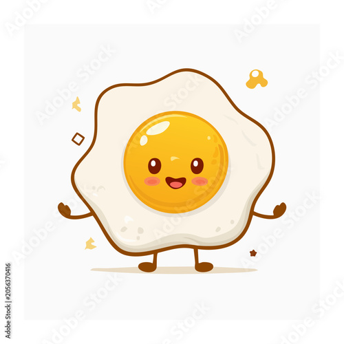 Flat design smiling pumpkin vector