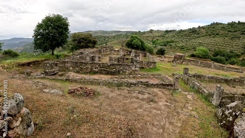 Roman village of Prazo archaeological site, Freixo de Numao, Vila Nova de Foz Coa, Guarda, Portugal