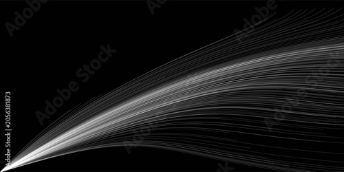 Foto Spiral sound wave rhythm line dynamic abstract vector background