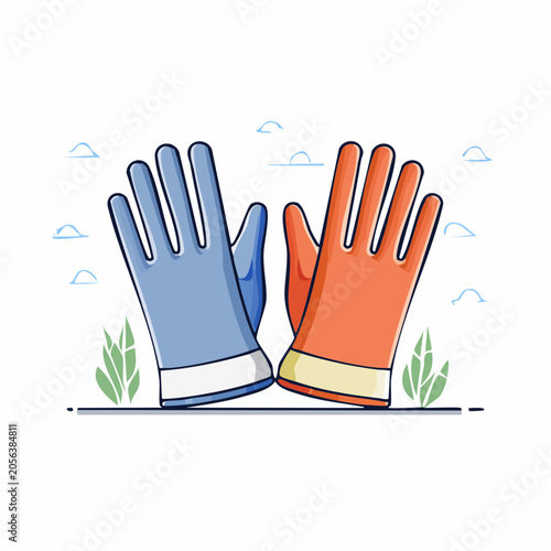 Pair of Cartoon Gloves