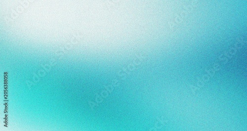 Fotografija Bright blue and turquoise abstract gradient with fine noise texture, great for cool or modern backgrounds