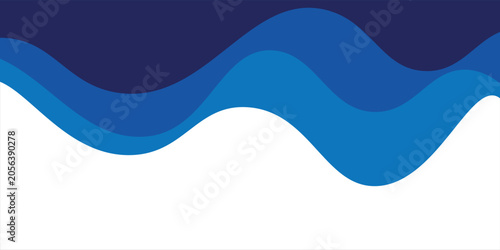 Photography Seamless sea waves layered vector background