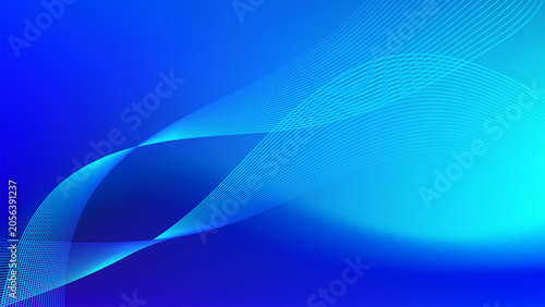 abstract blue wave background
