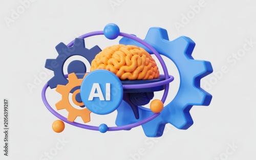 Artificial Intelligence Brain Powered by Digital Technology and Innovation