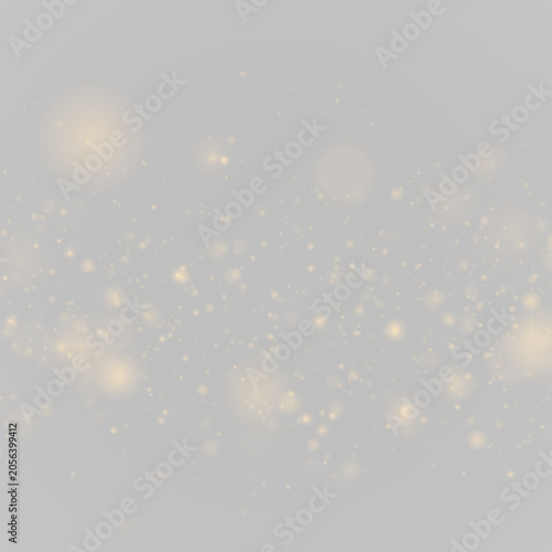 Golden sparkle dust glows beautifully with radiant glitter accents. Soft highlights create a premium luminous look. Great for decorative artwork. PNG