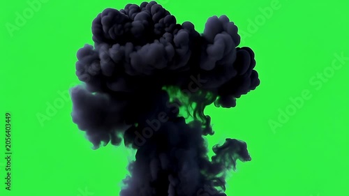 Medical Emergency Smoke Alert Green Screen Effect