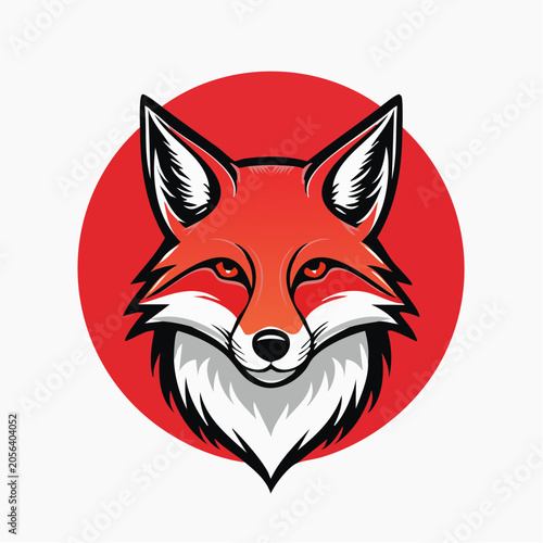 Stylized Fox Head Logo