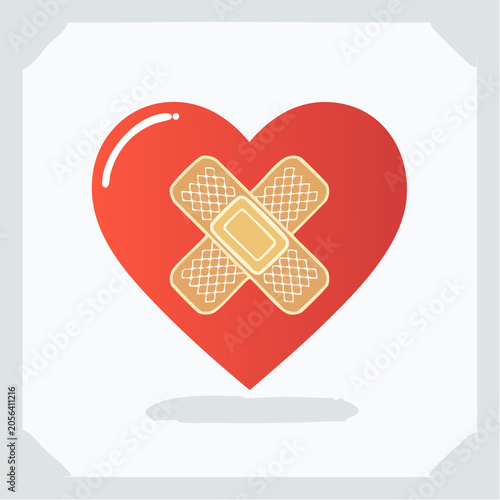 Heart with Bandages