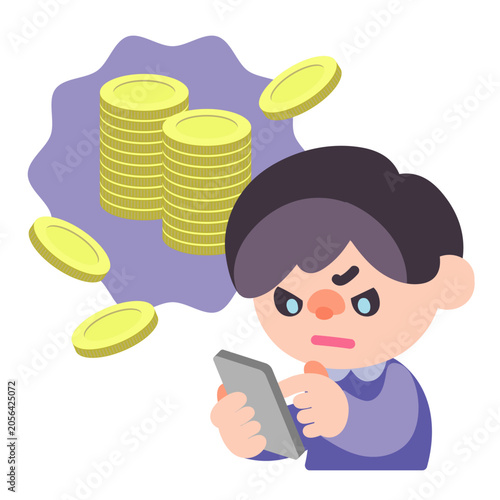 スマホゲームで課金する人