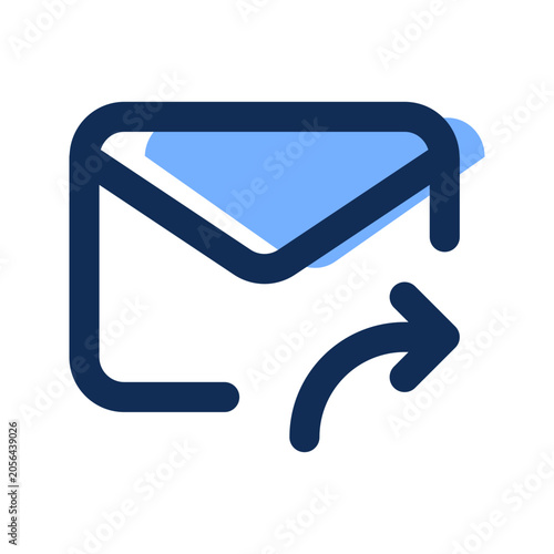message forward filled line icon