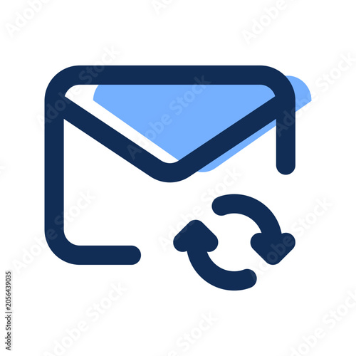 message sync filled line icon