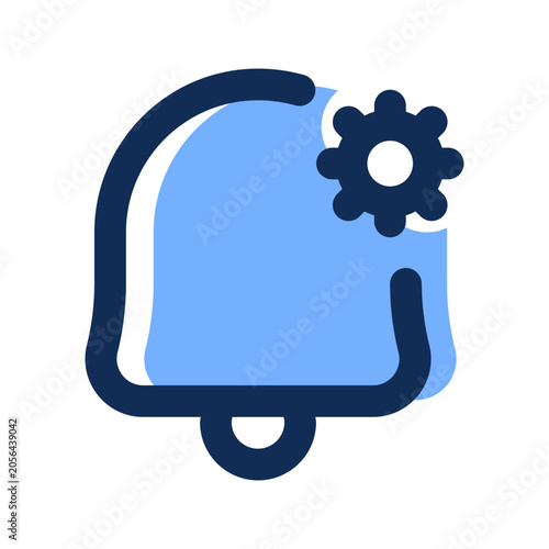 notification settings filled line icon