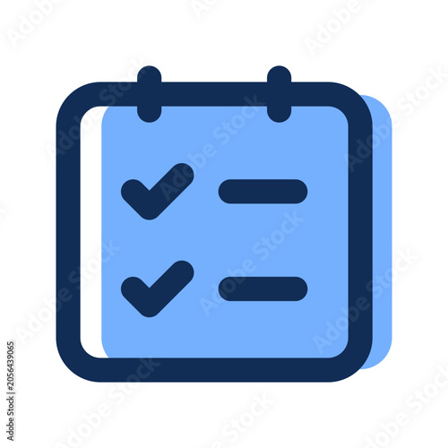 schedule task filled line icon