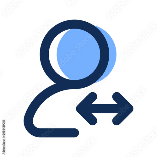 switch user filled line icon