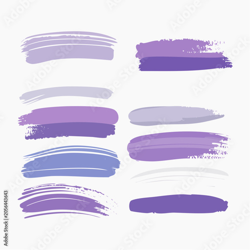 Purple Brush Strokes Collection
