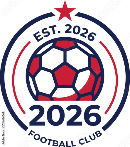 Принти на полотні 2026 football club logo design
