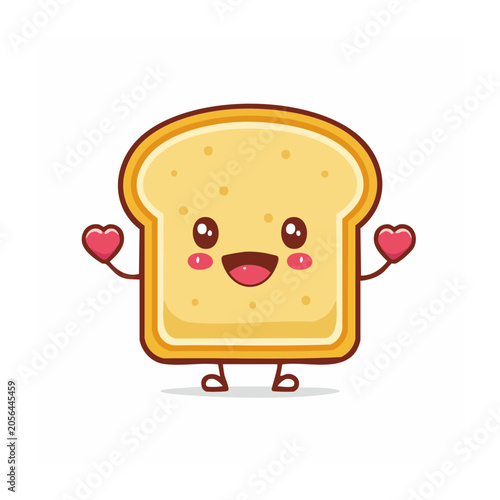 Cartoon yellow pig face vector icon