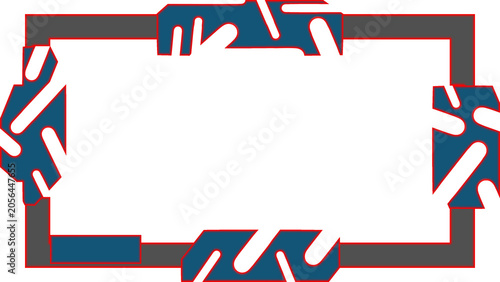 Puzzle gaming border