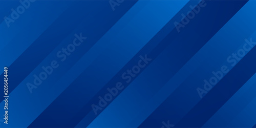 Obraz na plátně Abstract blue background with glowing geometric lines