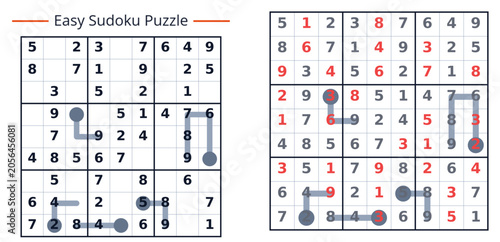 Sudoku with answers vector
