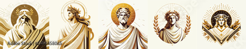 Fotografie Vector of a mythical god